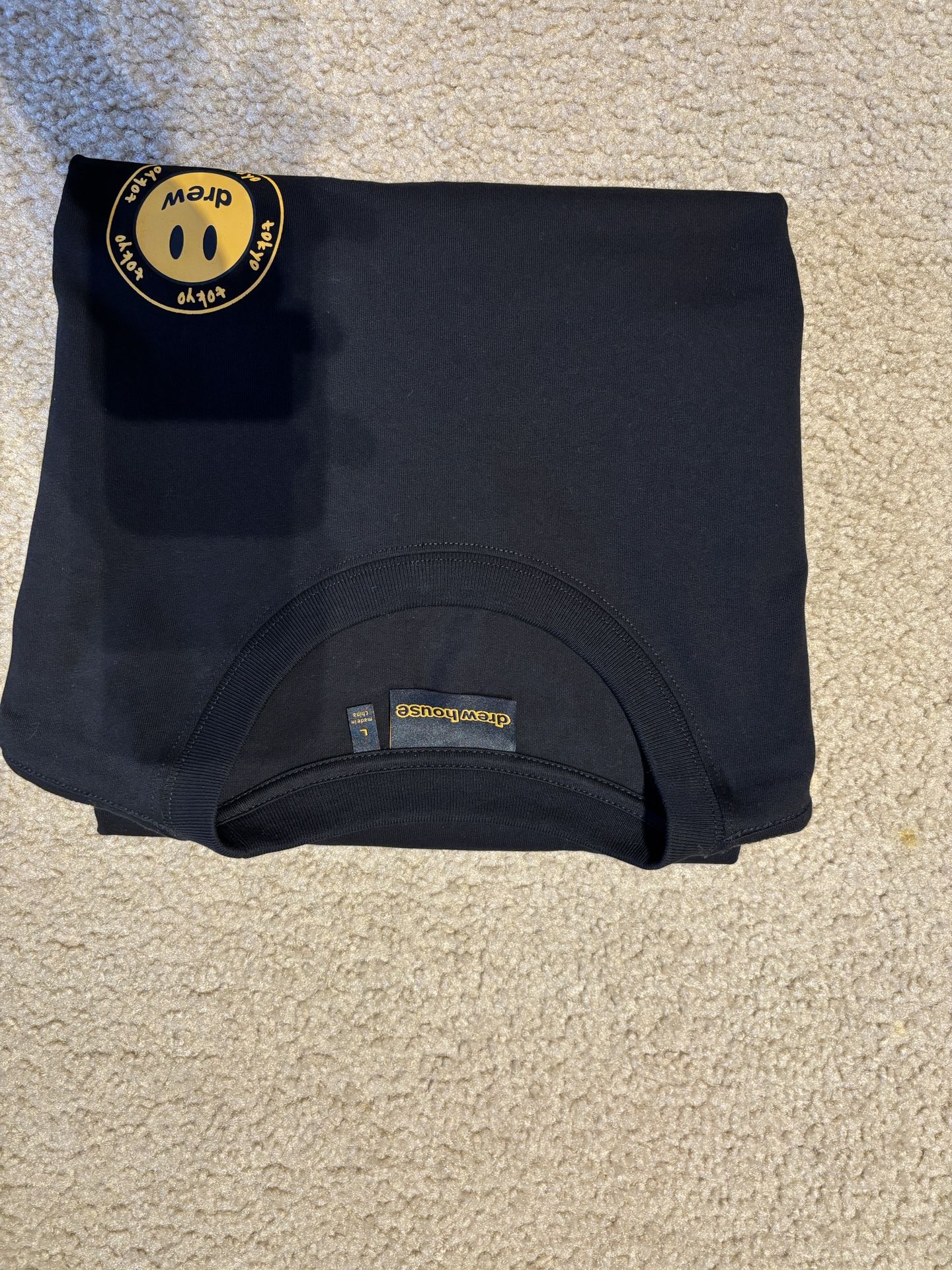 Drew House “Tokyo” Pop-Up Tee (Nov 2022) – Black – Size L – NWOT