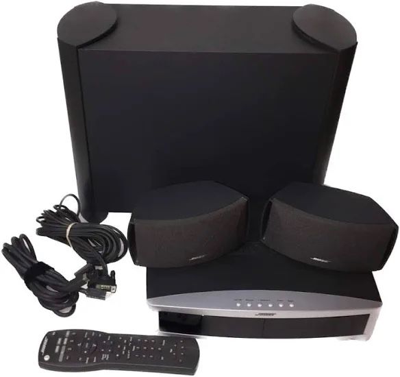 Bose 3.2.1 Series Ii Dvd Home Theater System (with remote/speakers/cables/speaker stands/BT adapter)