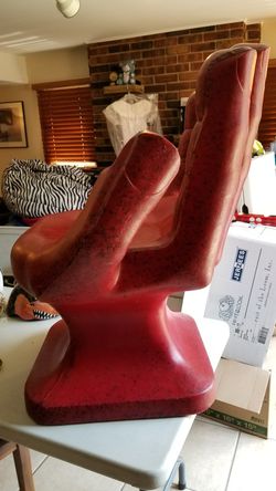 Vintage Red Hand Chair