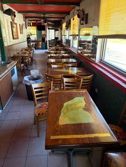 Commercial 16 tables and 60 chairs