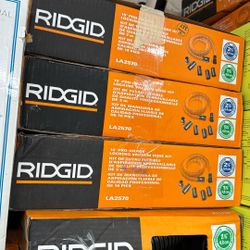 Ridgid 10 Feet Pro Grade Locking Vacuum Hose Kit Orange Hose 1-7/8