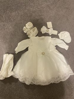 Taffy Baby Christening Dress 3-6 Months