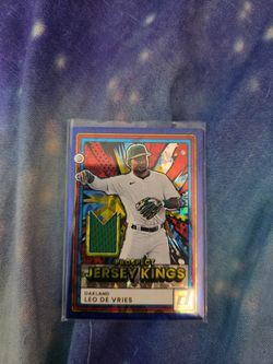 Donruss Prospect Jersey Kings Leo De Vries Relic Card