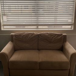 Beige Loveseat