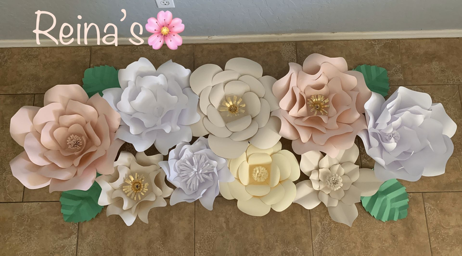 Paper flowers/flores de papel