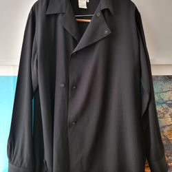 Yohji Yamamoto  Double Breasted "Snap Button" Shirt - Jacket ( Men's L - XL)