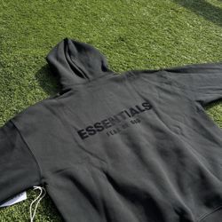 Black Essentials Hoodie