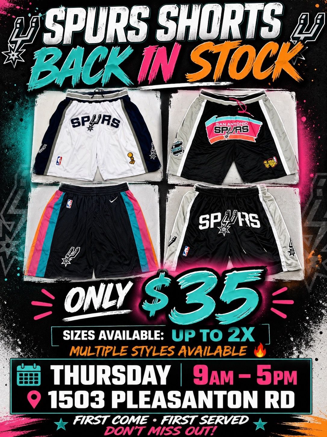 Spurs shorts