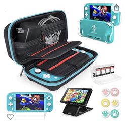 Switch Lite Accessories Bundle kit - Case & Screen Protector Compatible with Nintendo Switch Lite, T