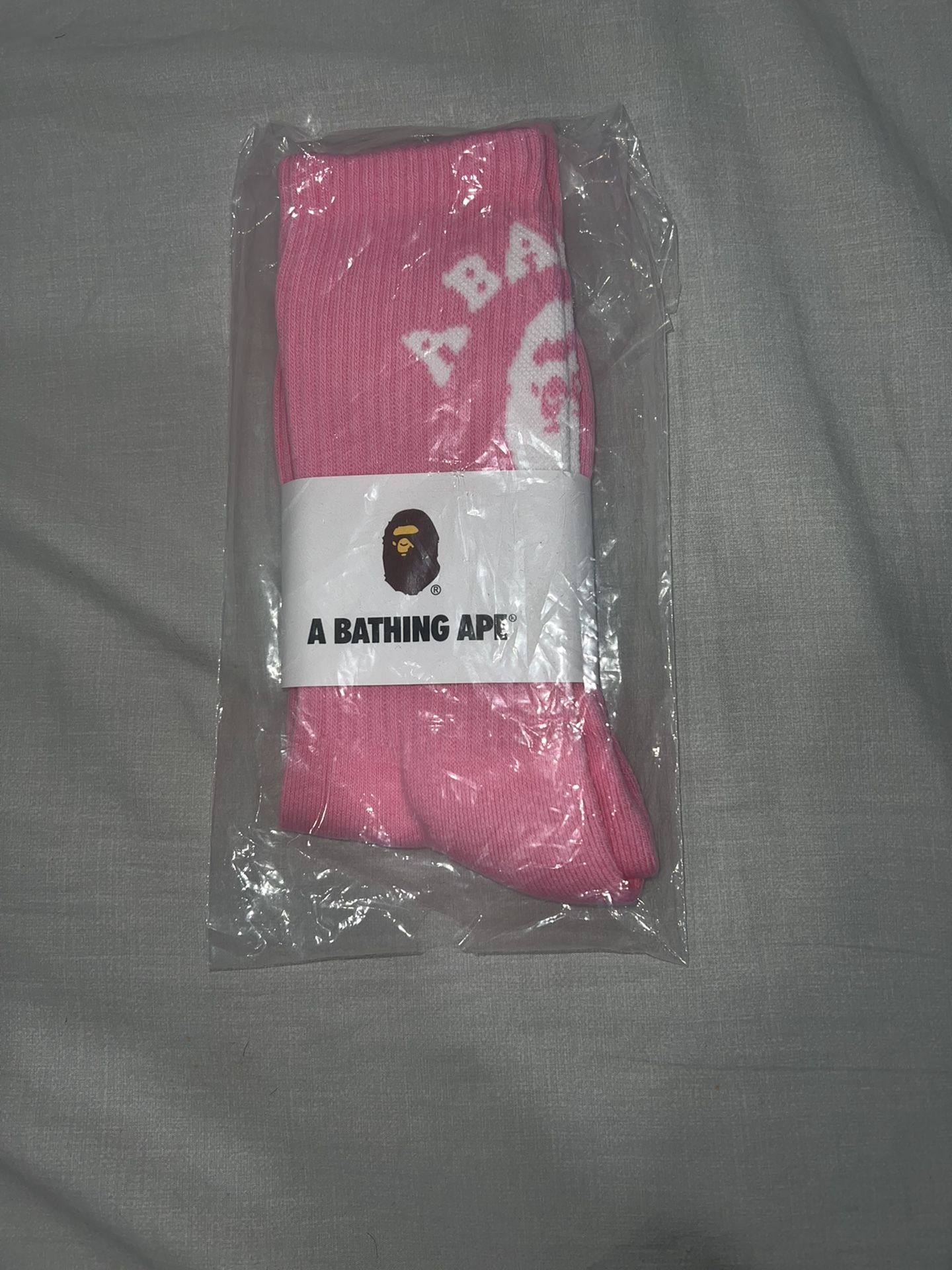 Bape Socks Pink 