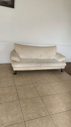 White Couch $10 Good Condition 