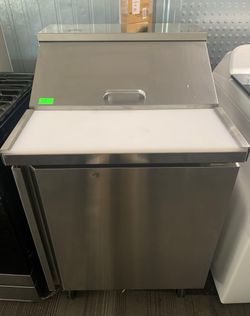 Kutano 27" Salad and Sandwich Prep Table, Stainless Steel