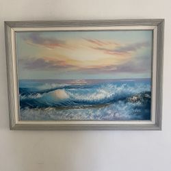 H.Gailey Oil On Canvas Painting 