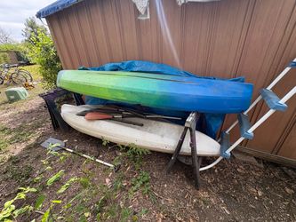 Two kayaks