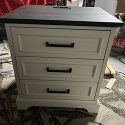 Three-Drawer Nightstand