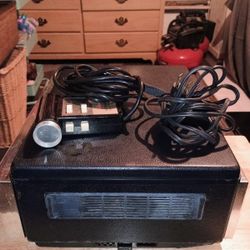 Vintage Bell & Howell Auto Load Lumina 1.2 8mm Film Projector. Slide Projector Argus Electromatic 572 lens remote control vintage  Untested son 2 funs