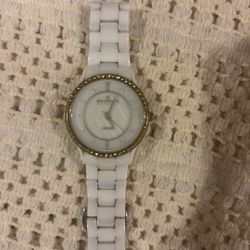 White Ceramic Skagen Watch 