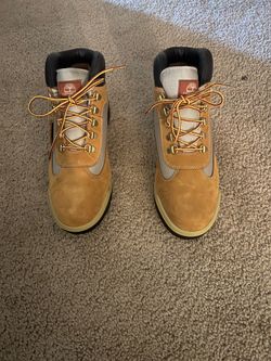 Timberland Wheat/Tan Nubuck Men's Lace-Up Work Boots