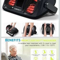 Foot A D Calf Massager With Heating And Remote 