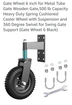 6in gate wheel