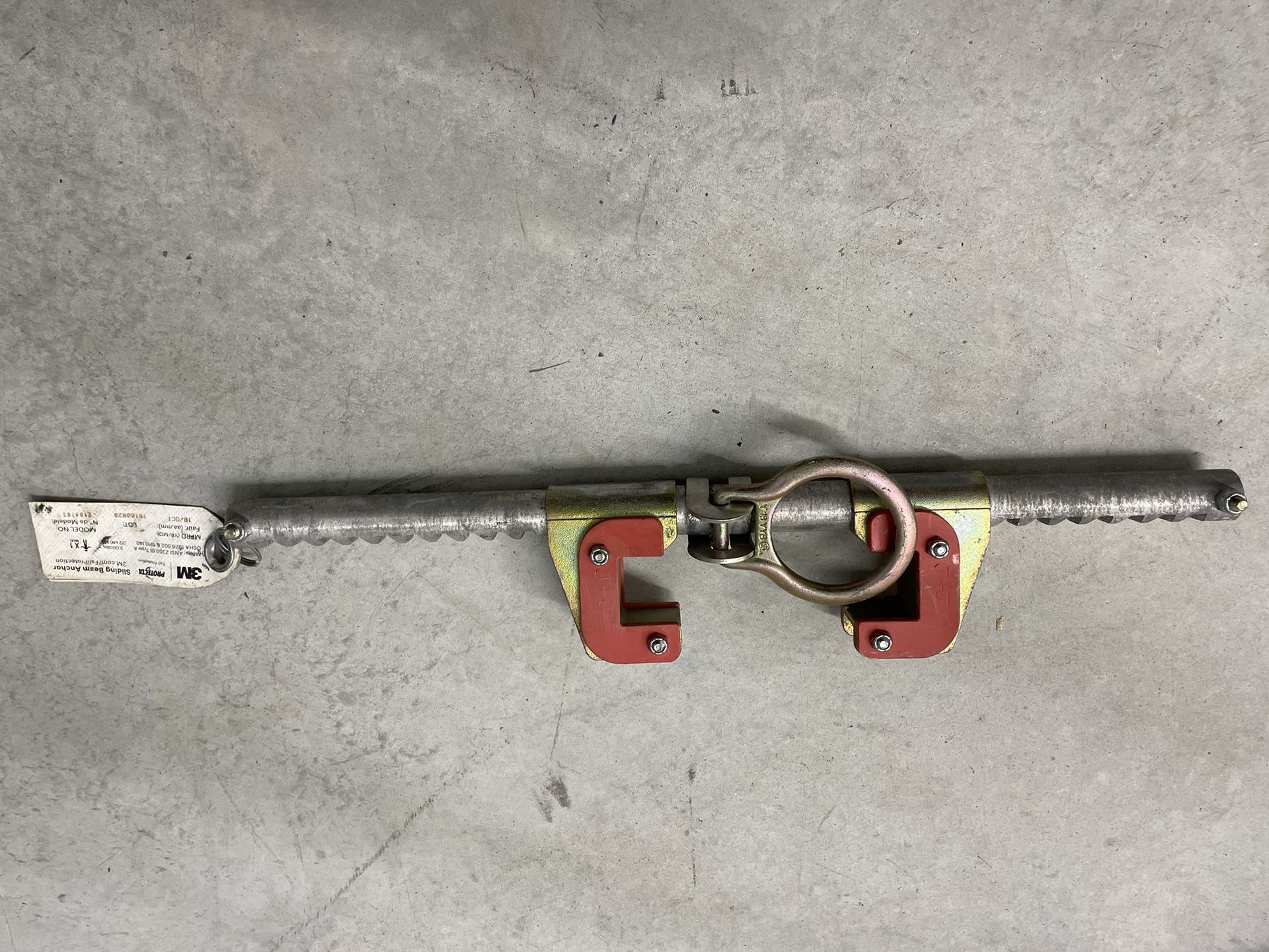 Sliding Beam Anchor