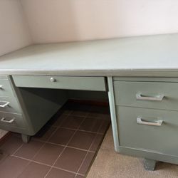 Desk - Vintage Metal 