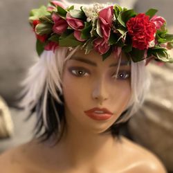 Fresh Floral Head Crown