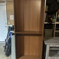 Walnut Colored Bookshelf 