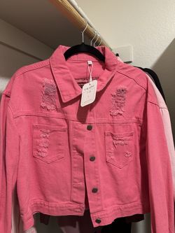 Brand New Hot Pink Western Jacket Large