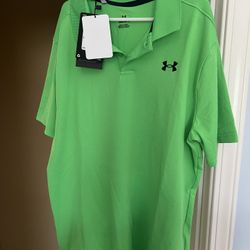 New Kid Under Armour Golf Shirt - size large