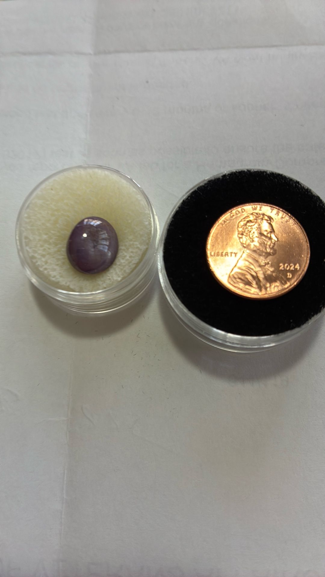 STAR RUBY CABOCHON CUT. INDIA.