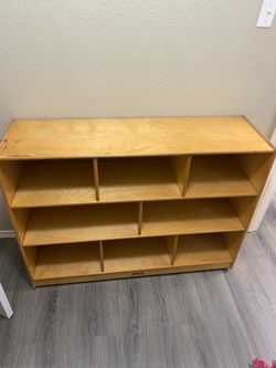 Wooden shelf