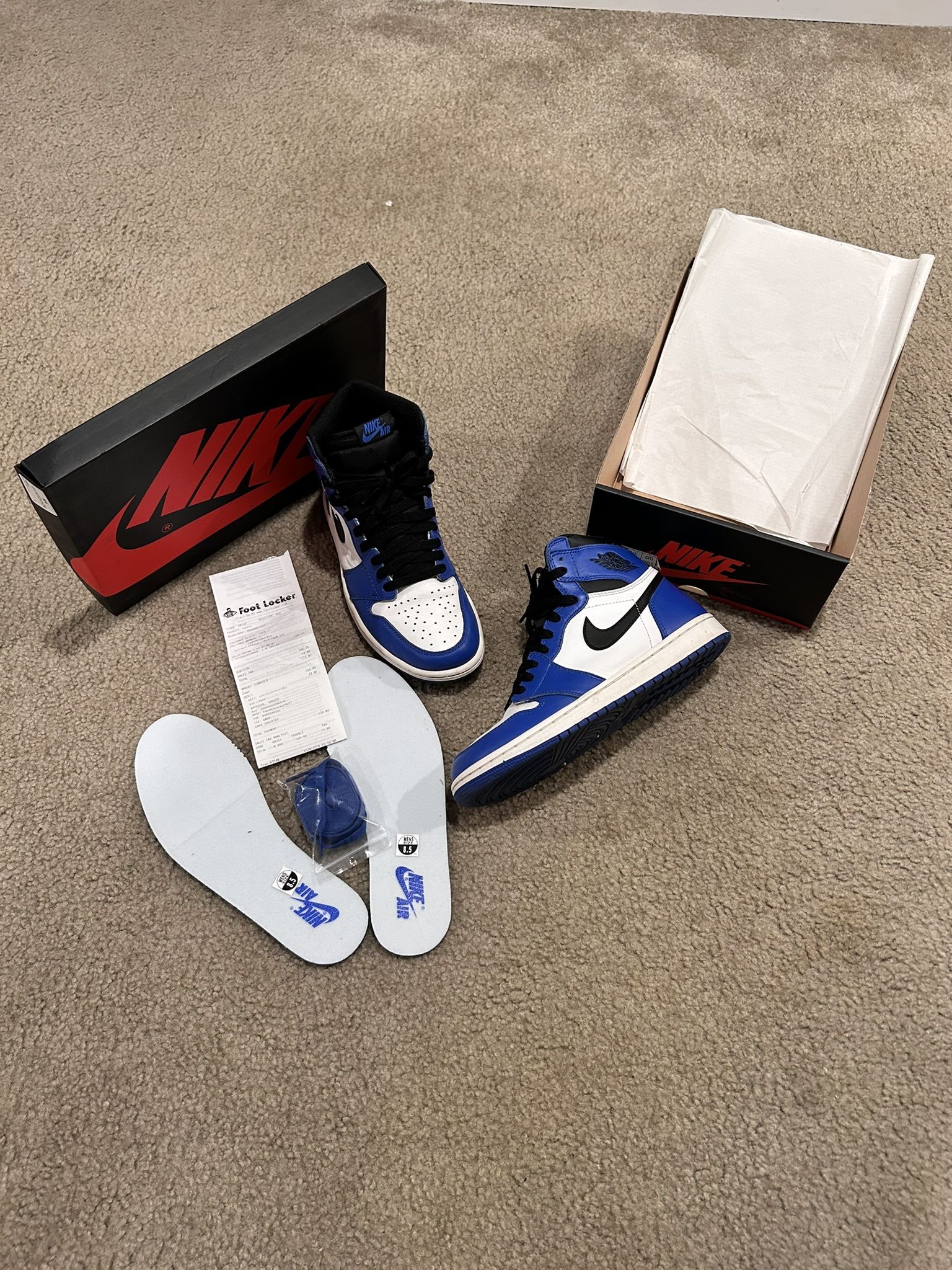 Air Jordan 1 High OG Size 8.5M  Game Royal