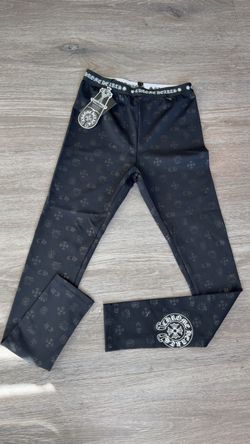 Chrome Hearts Black Monogram Leggings