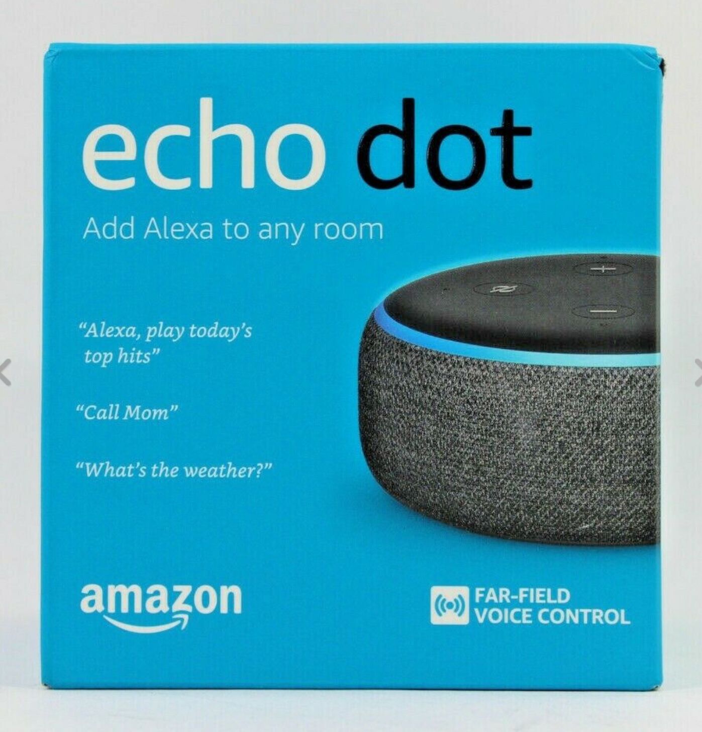 Amazon Echo Dot (3rd Generation, Charcoal) - New, Sealed!