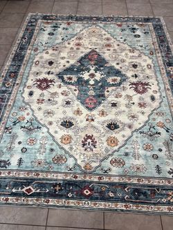 Soft 8x10 washable area rug