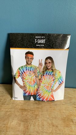 HALLOWEEN 60s HIPPIE ADULT SIZE S/M COSTUME