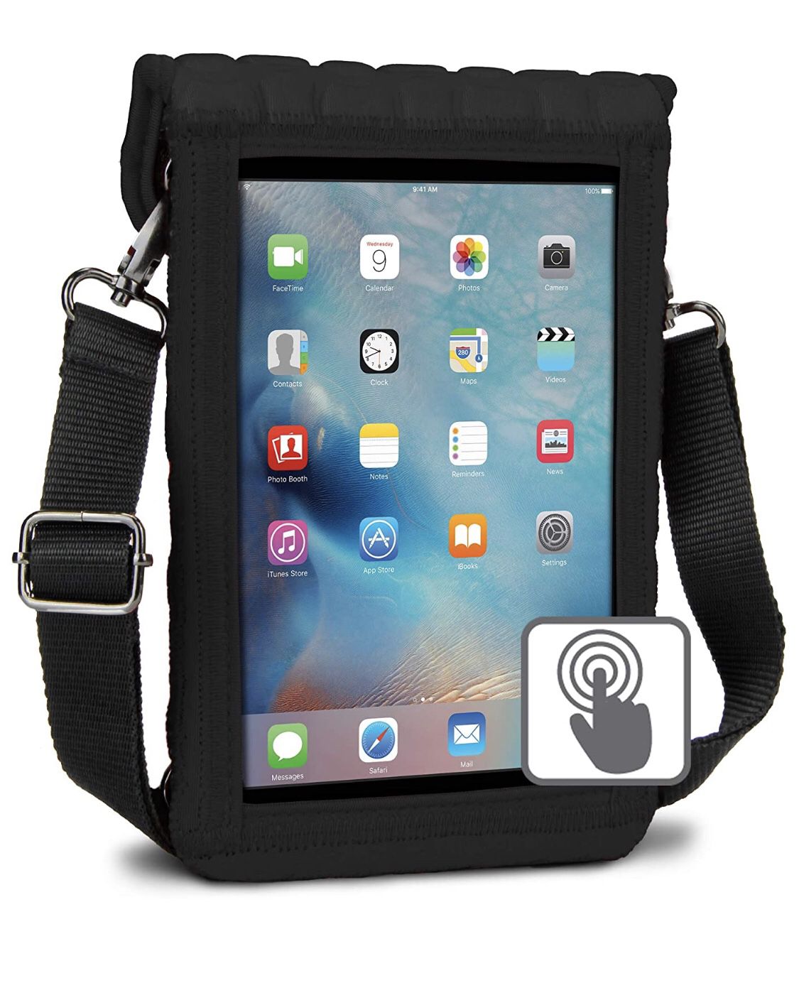 tablet case Color Black Material Neoprene Item Dimensions LxWxH 9.75 x 7 x 1.25 inches Brand USA Gear Item Weight 176.9 Grams
