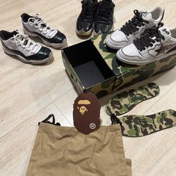 🔥 Sneaker Bundle Deal – Jordan 11 + Bape 🔥