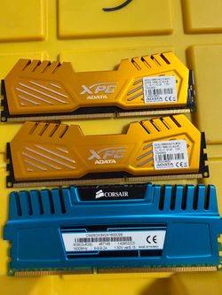 12GB DDR3 Desktop RAM - Corsair Vengeance + ADATA XPG