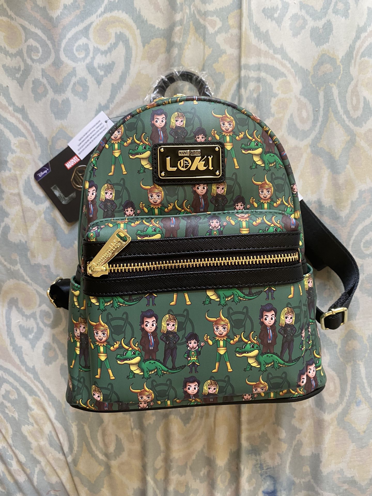 LOUNGEFLY X Loki Version Mini Backpack