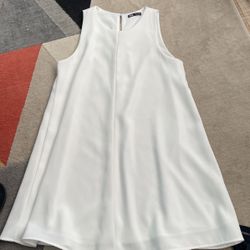 Zara white dress 