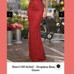 Red Prom Dress Size 6