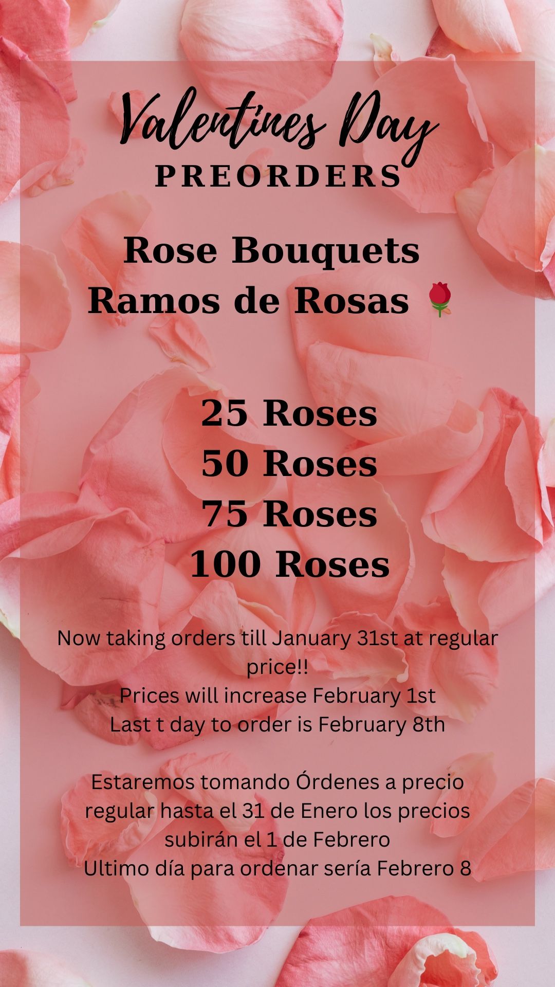 Ramos De Rosas/Rose Bouquet ❤️