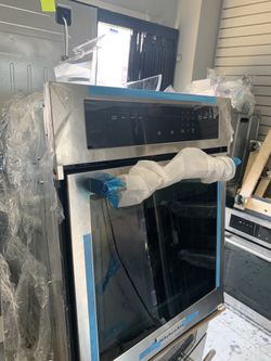 Kitchen aid wall oven in stainless steel