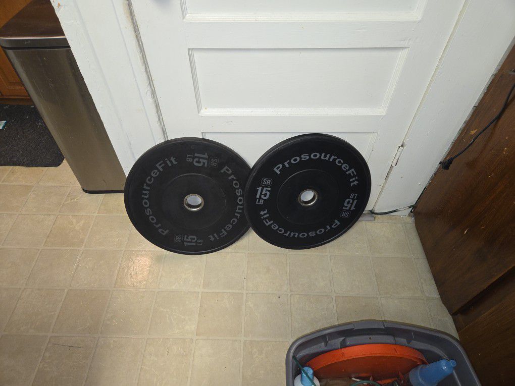 Prosourcefit 15lb Rubber Weights