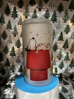 Snoopy glass cup