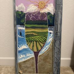 Antique Window Painting