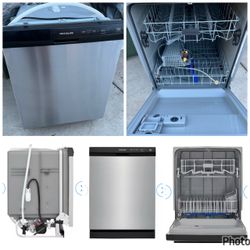 Frigidaire 24-in Front Control Built-in Dishwasher ( Stainless steel )