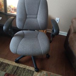 Office Chair With Swivel And Lever Adjustments